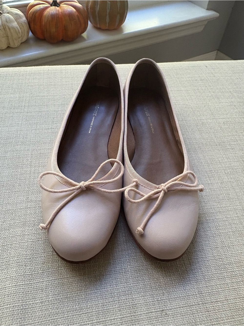 Margaux light pink ballet flats